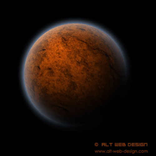 Cómo hacer un planeta en Photoshop - Paso 6