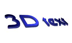 3D Schrift mit Photoshop - Schritt 4