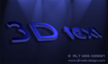 How to Make 3D Text in Photoshop - finished