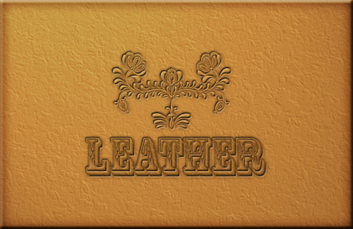 Leather Texture - applied texture